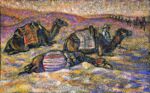 «Вечер в пустыне» 2003г., арткомпозиция, 48х79, картон, акрил